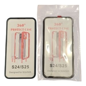 Samsung Galaxy 360 Protect Phone  Case for S24/S25 - Black and Blue